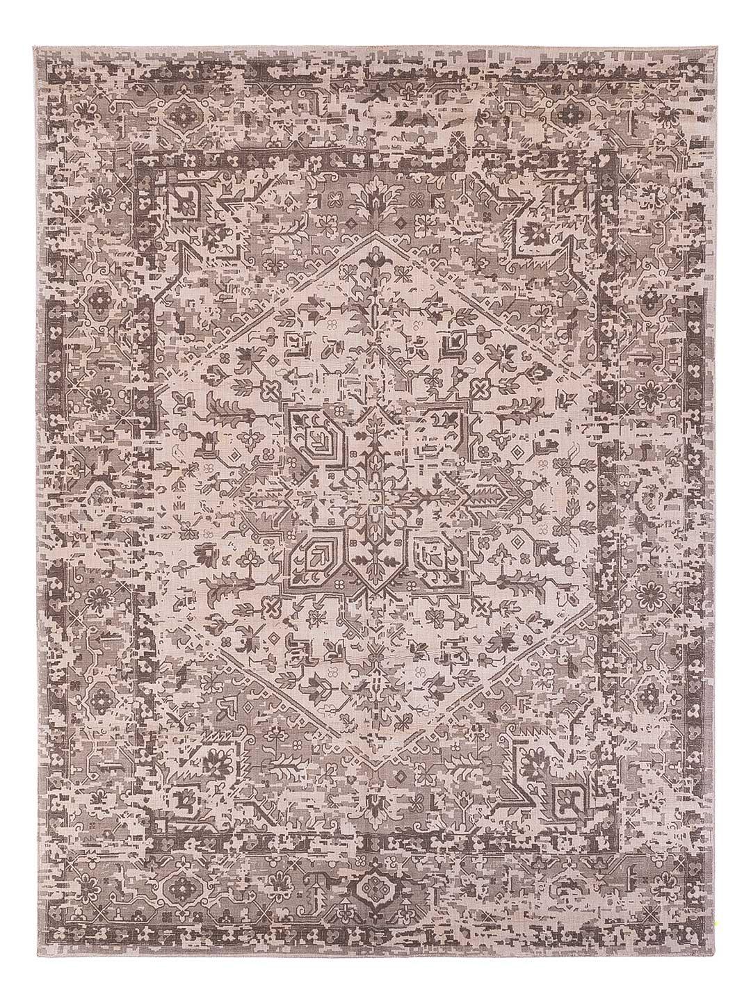 Viskose Teppich - 300 x 230 cm - grau
