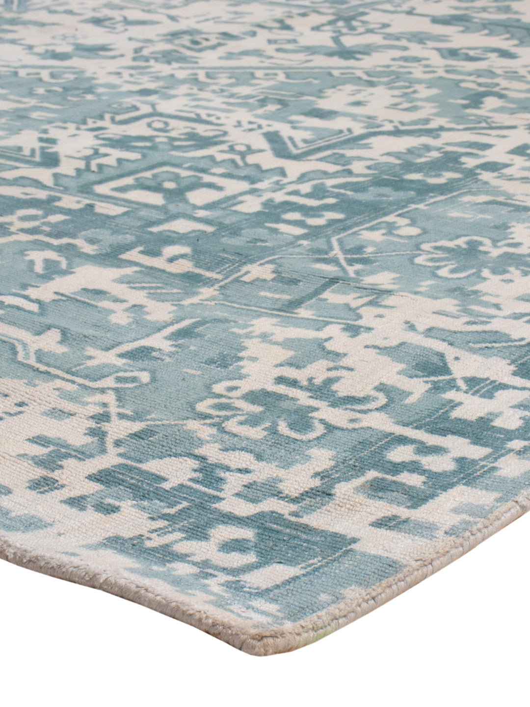 Viskose Teppich - 300 x 230 cm - türkis