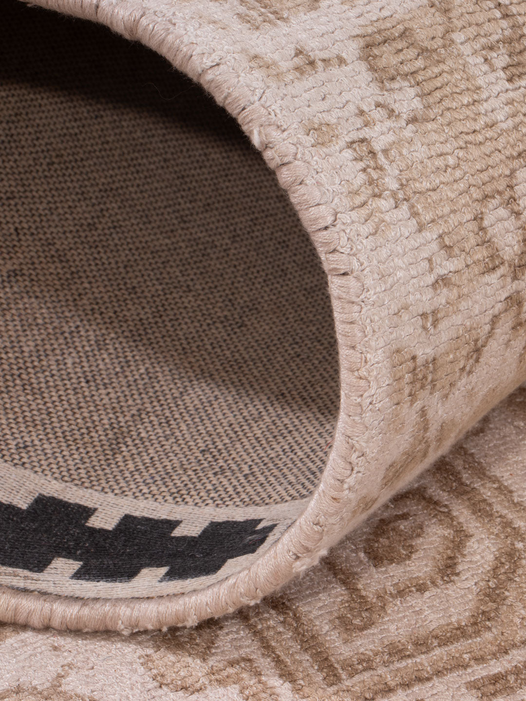 Läufer Viskose - 240 x 80 cm - gold