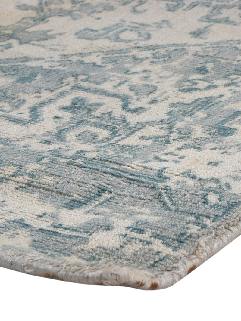 Läufer Viskose - 240 x 80 cm - türkis