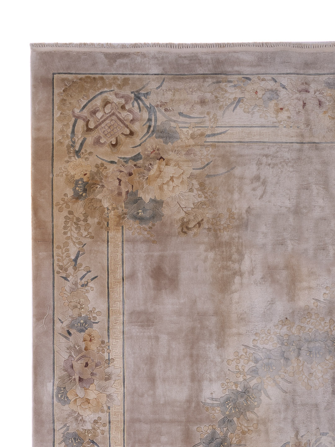 Tappeto di seta - seta cinese - 305 x 190 cm - caramello