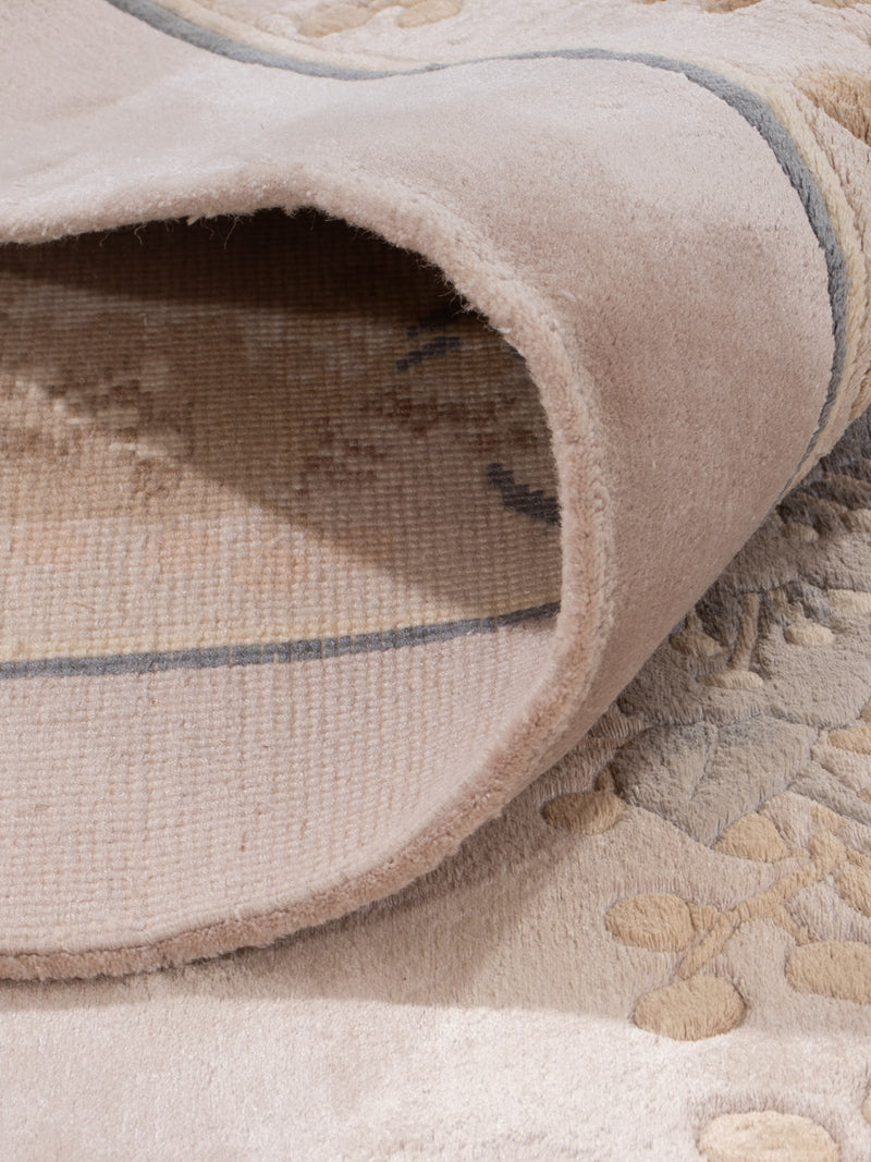 Tappeto di seta - seta cinese - 305 x 190 cm - caramello