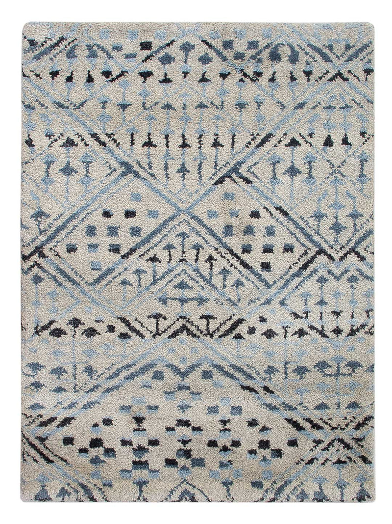 Gabbeh Teppich - Indus - 90 x 60 cm - hellblau