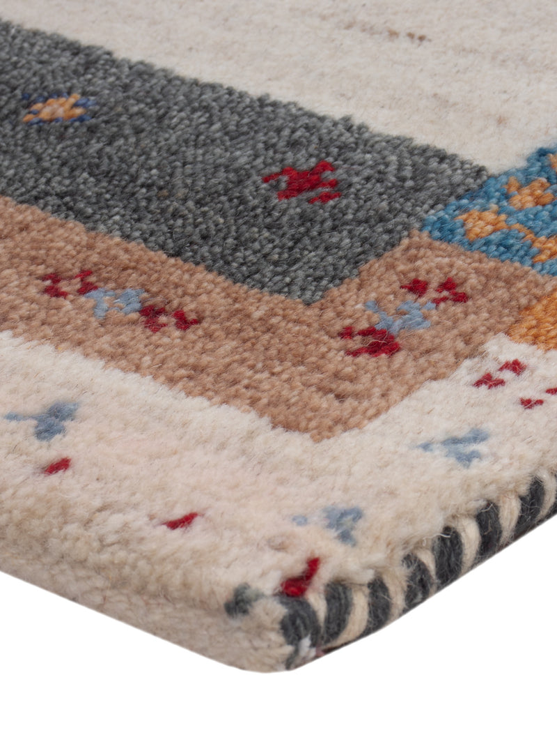 Gabbeh Teppich - Indus - 90 x 60 cm - mehrfarbig