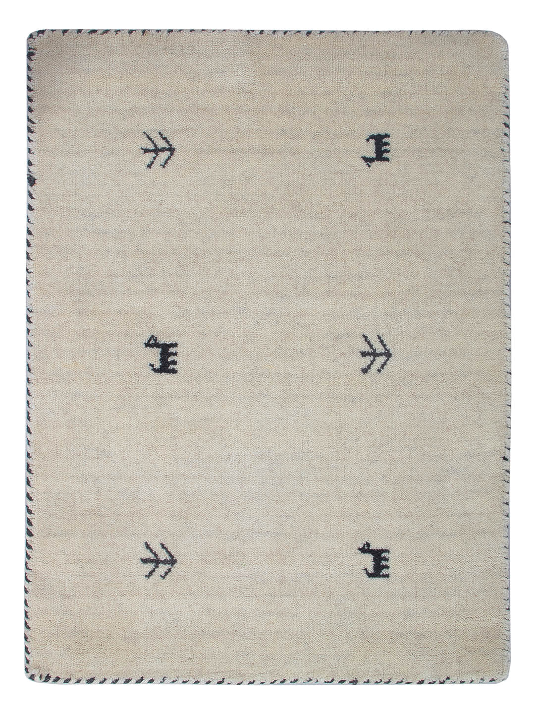 Tappeto Gabbeh - Loribaft Softy - 90 x 60 cm - caramello