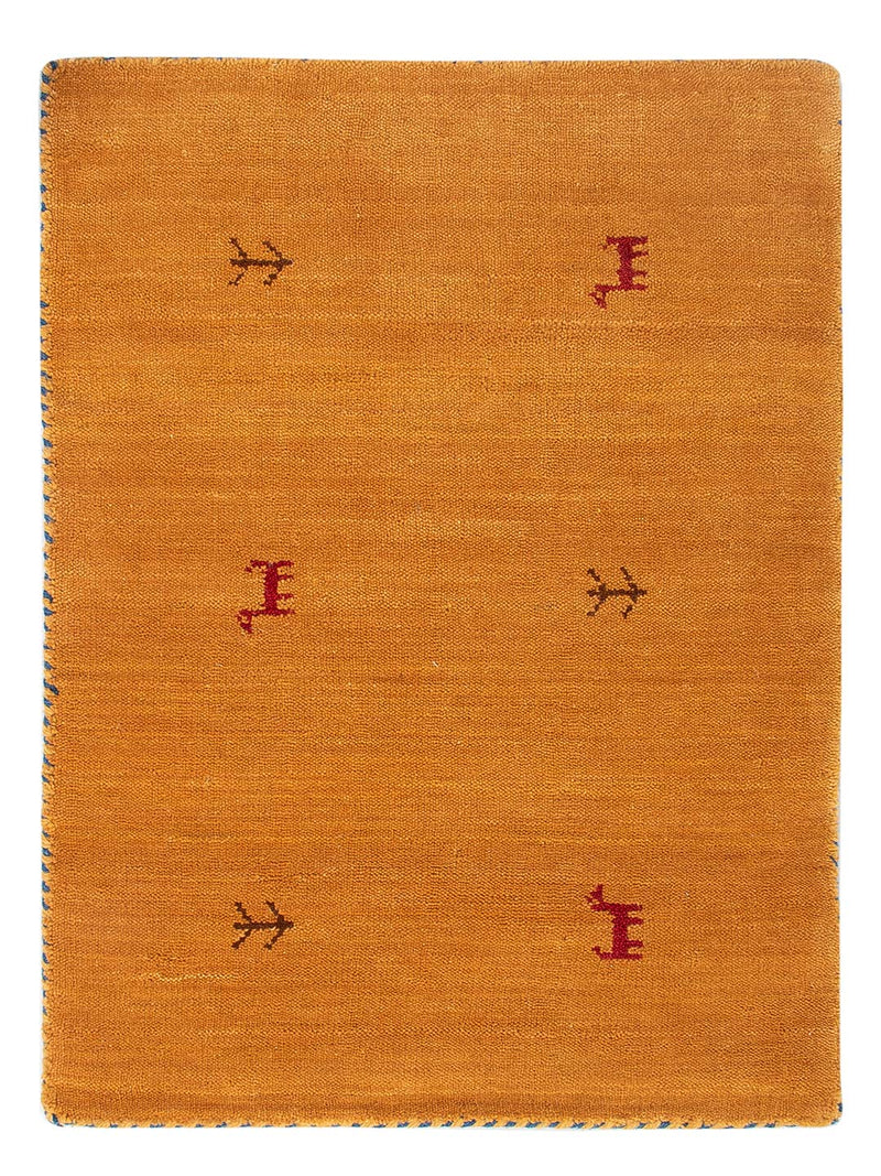 Tappeto Gabbeh - Loribaft Softy - 90 x 60 cm - caramello