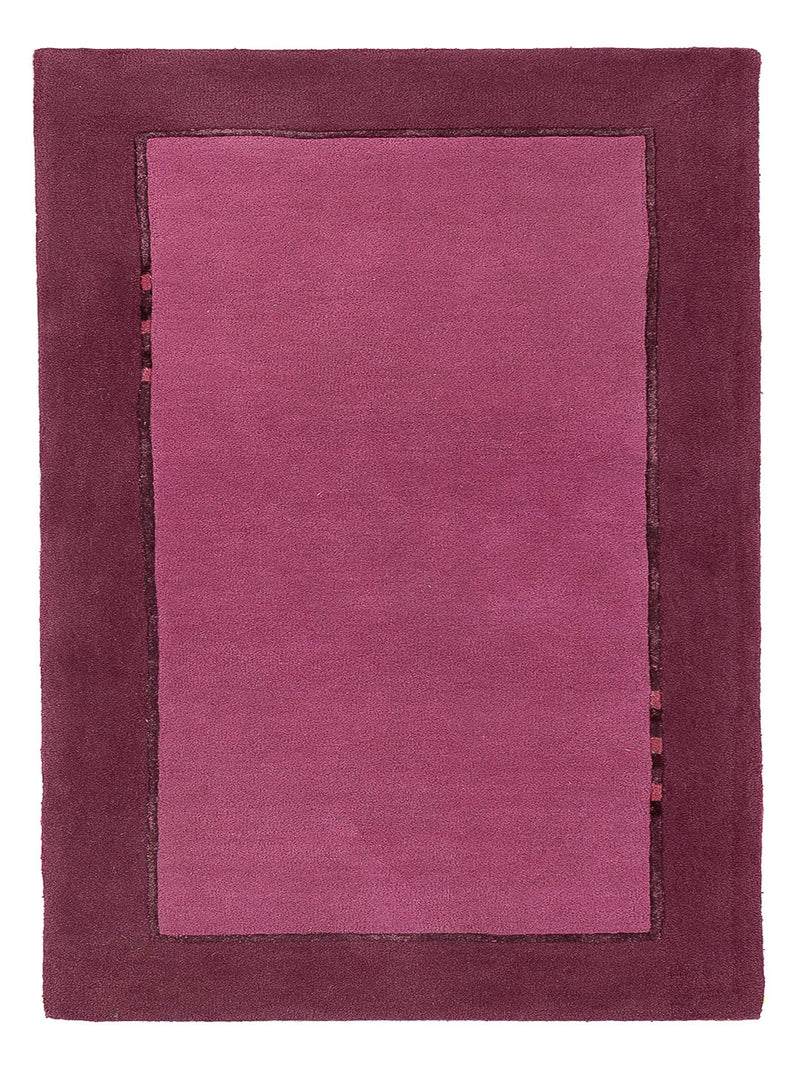 Wollteppich - 160 x 90 cm - lila