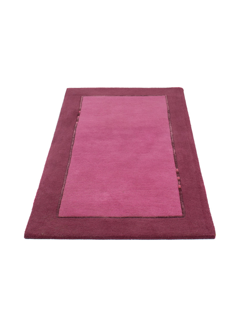 Wollteppich - 160 x 90 cm - lila
