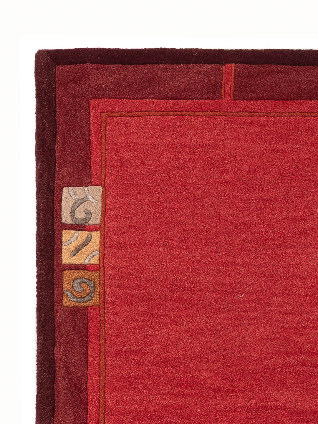 Tappeto di lana - 160 x 90 cm - caramello