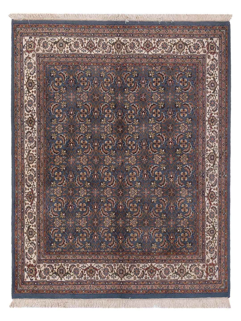 Tappeto orientale - Keshan - Indo quadrato  - 200 x 200 cm - caramello