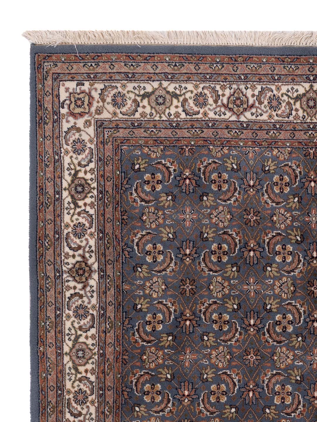 Tappeto orientale - Keshan - Indo quadrato  - 200 x 200 cm - caramello