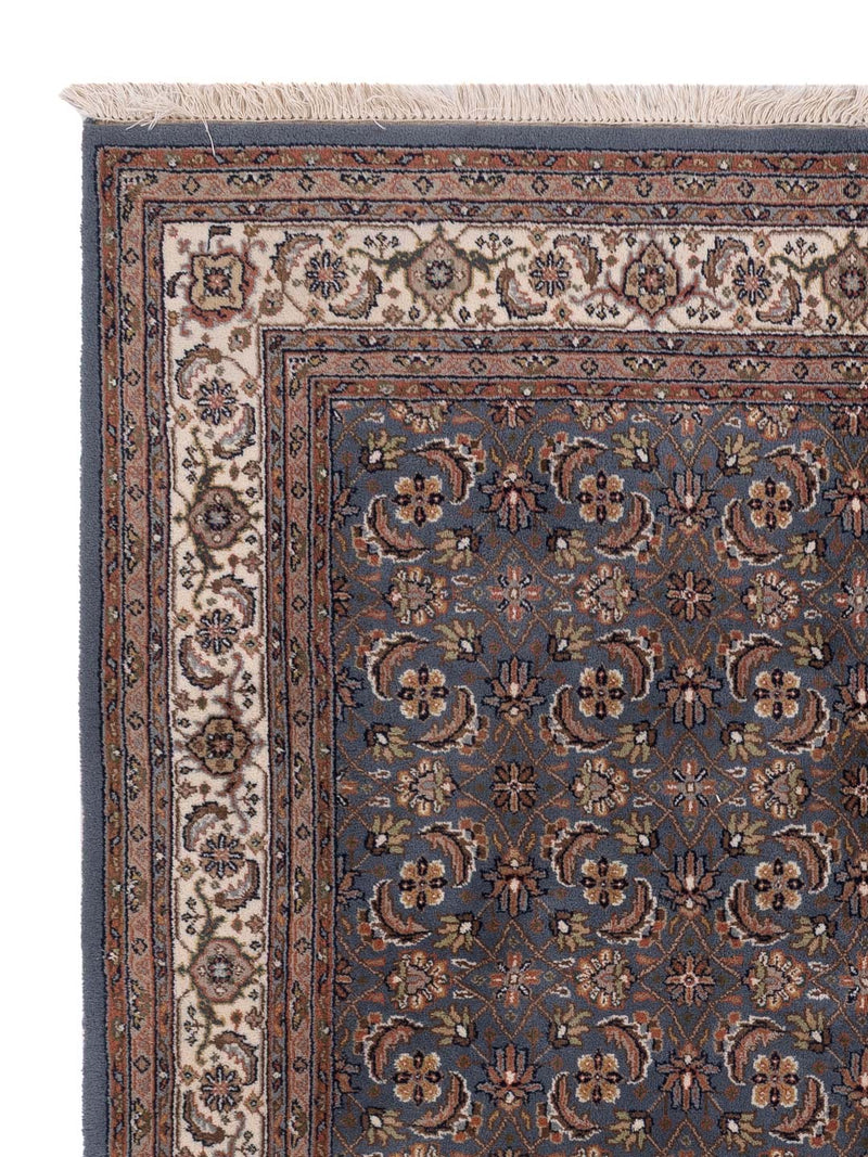 Tappeto orientale - Keshan - Indo quadrato  - 200 x 200 cm - caramello