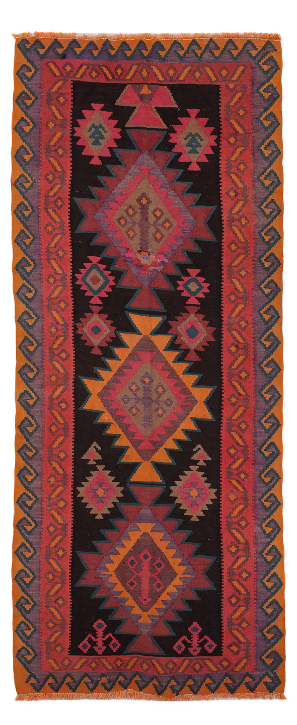 Tappeto Kelim - Vecchio - 360 x 150 cm - caramello