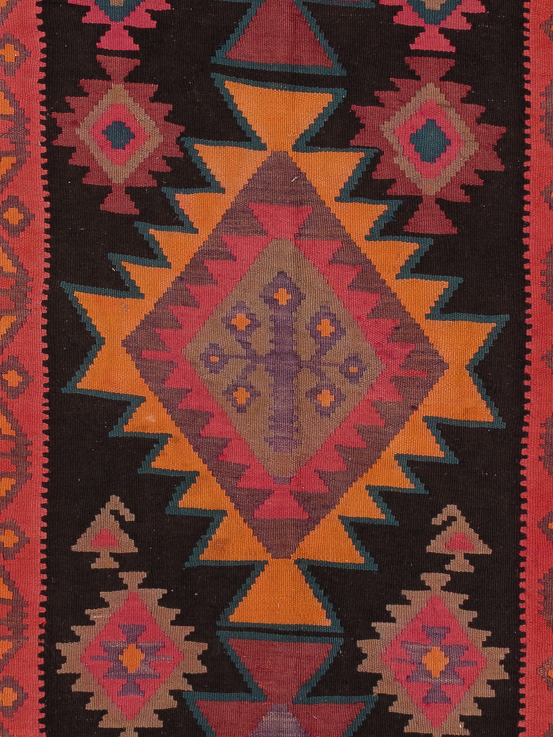 Tappeto Kelim - Vecchio - 360 x 150 cm - caramello