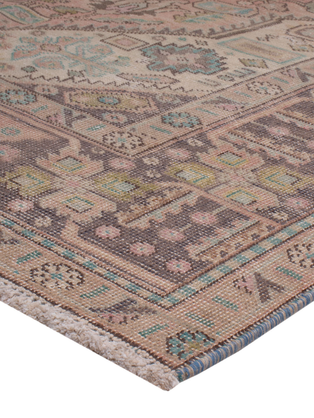 Vintage Teppich - 278 x 194 cm - taupe
