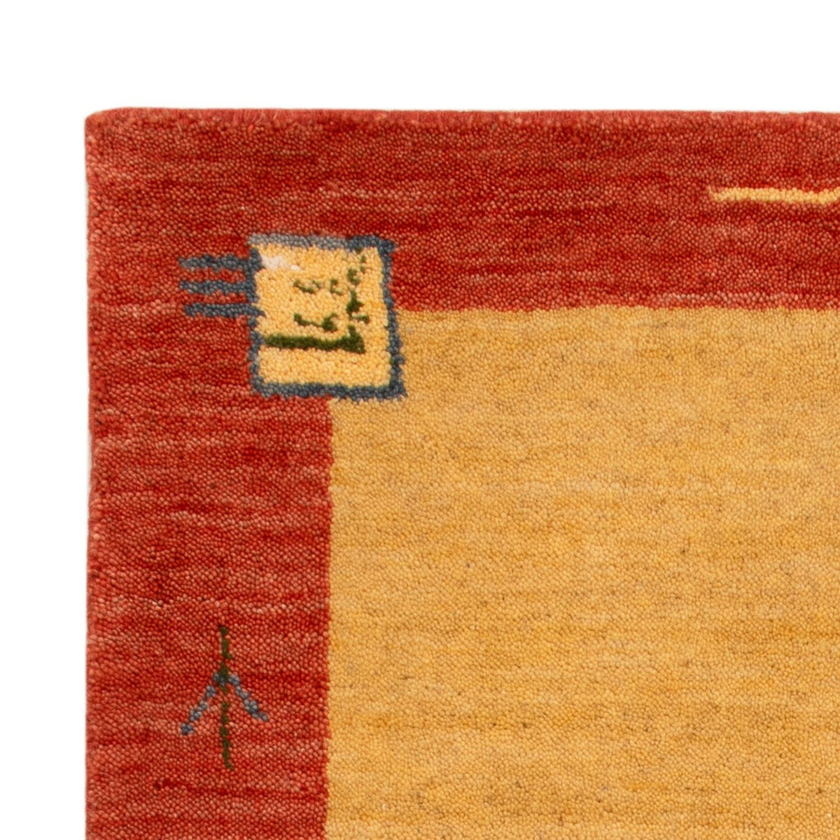 Tappeto Gabbeh - Softy - 90 x 60 cm - giallo