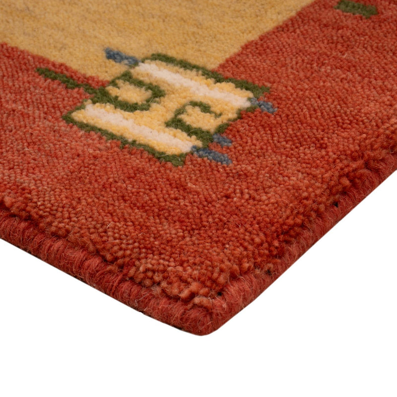 Tappeto Gabbeh - Softy - 90 x 60 cm - giallo