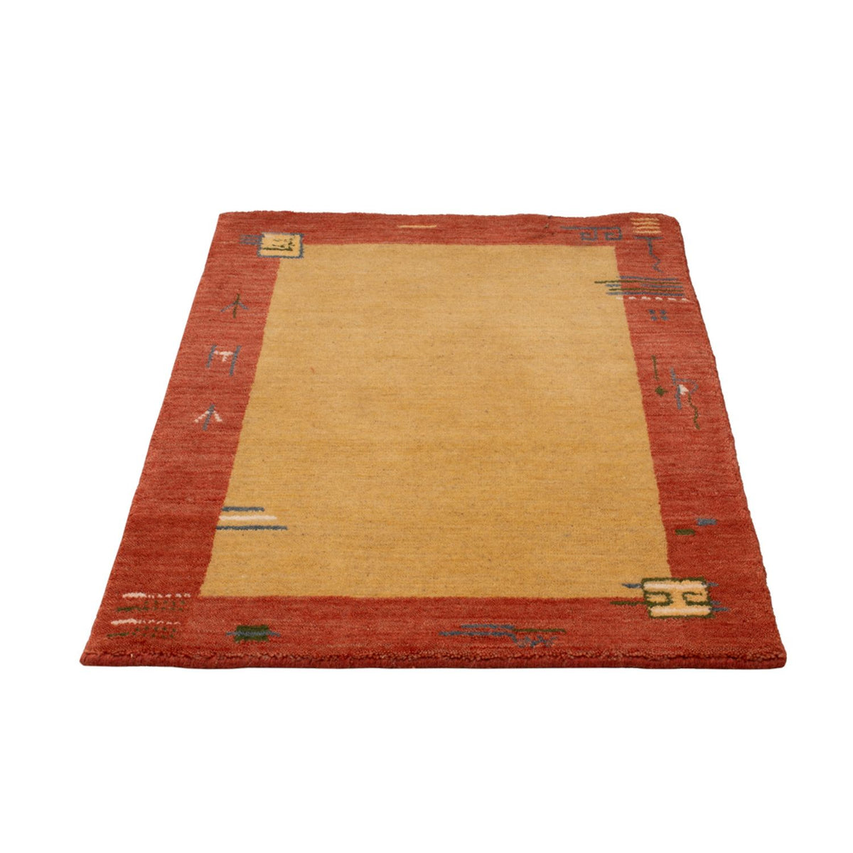 Tappeto Gabbeh - Softy - 90 x 60 cm - giallo