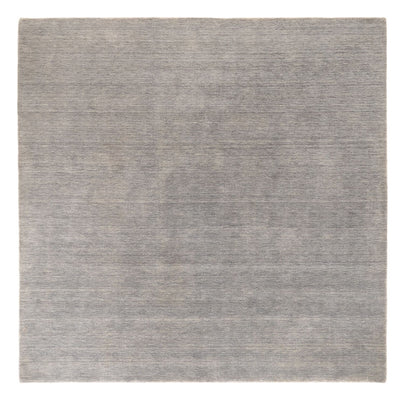 Tappeto Gabbeh - Loribaft Indus quadrato  - 250 x 250 cm - grigio chiaro