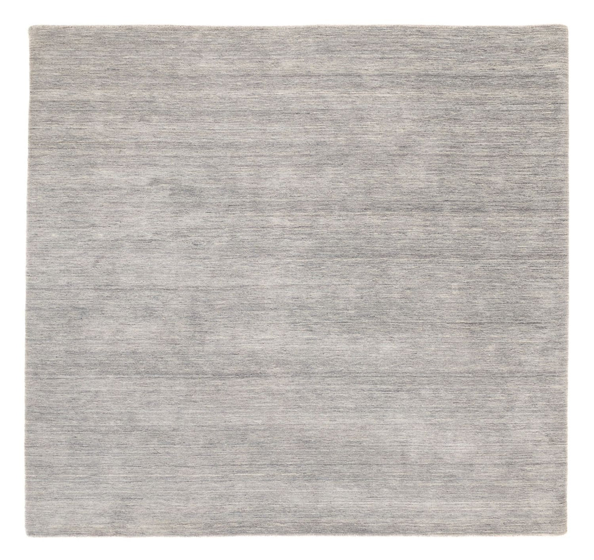 Tappeto Gabbeh - Loribaft Indus quadrato  - 200 x 200 cm - grigio chiaro