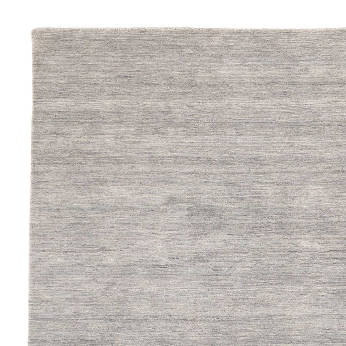 Tappeto Gabbeh - Loribaft Indus quadrato  - 200 x 200 cm - grigio chiaro