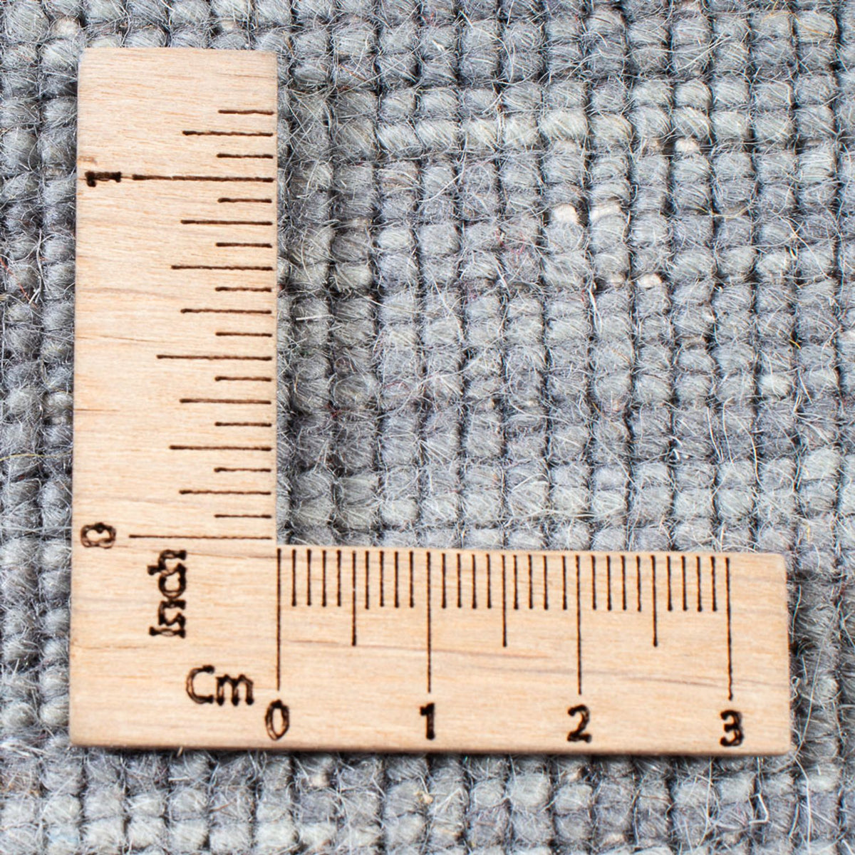 Tappeto Gabbeh - Loribaft Indus quadrato  - 200 x 200 cm - grigio chiaro