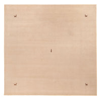 Tappeto Gabbeh - Softy quadrato  - 250 x 250 cm - beige