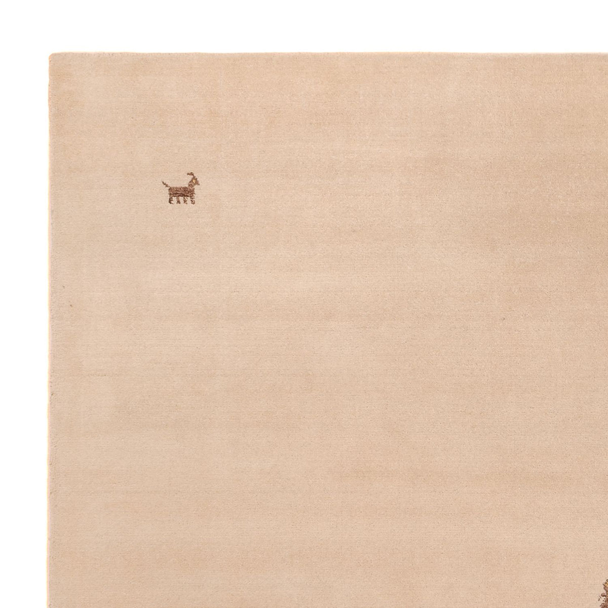 Tappeto Gabbeh - Softy quadrato  - 250 x 250 cm - beige