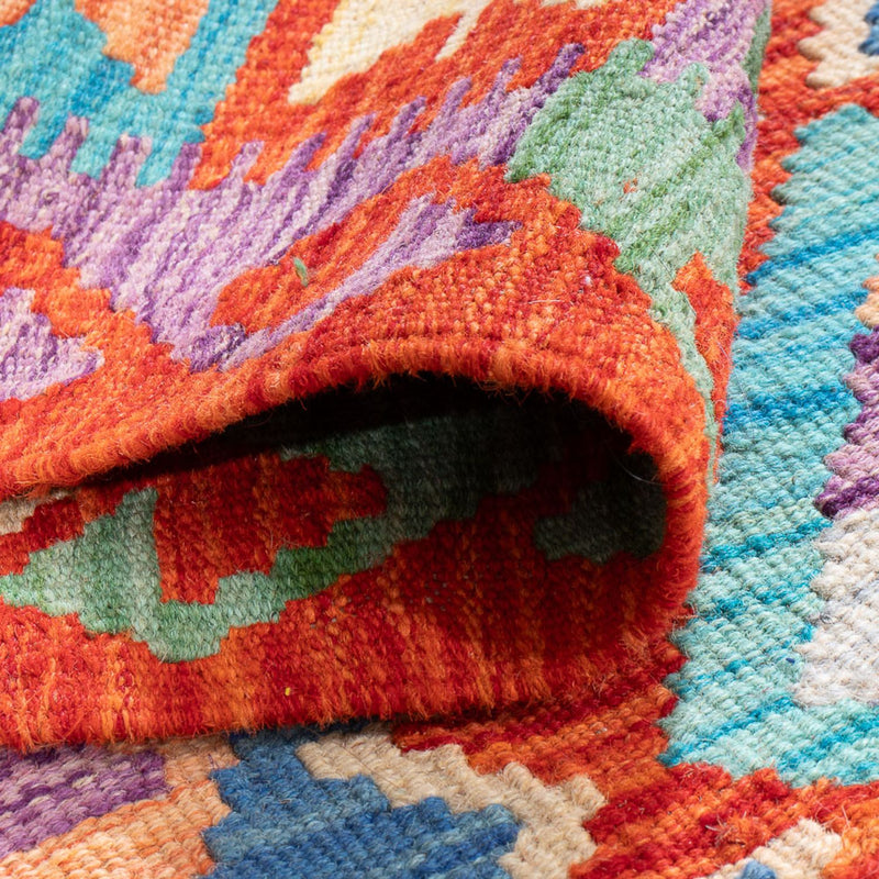 Tappeto Kelim - Splash - 165 x 100 cm - multicolore