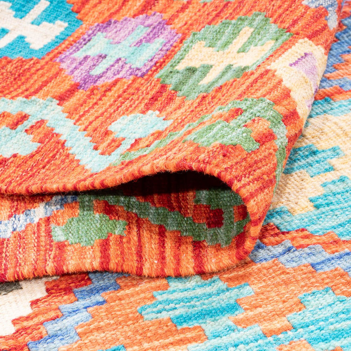 Tappeto Kelim - Splash - 165 x 100 cm - multicolore