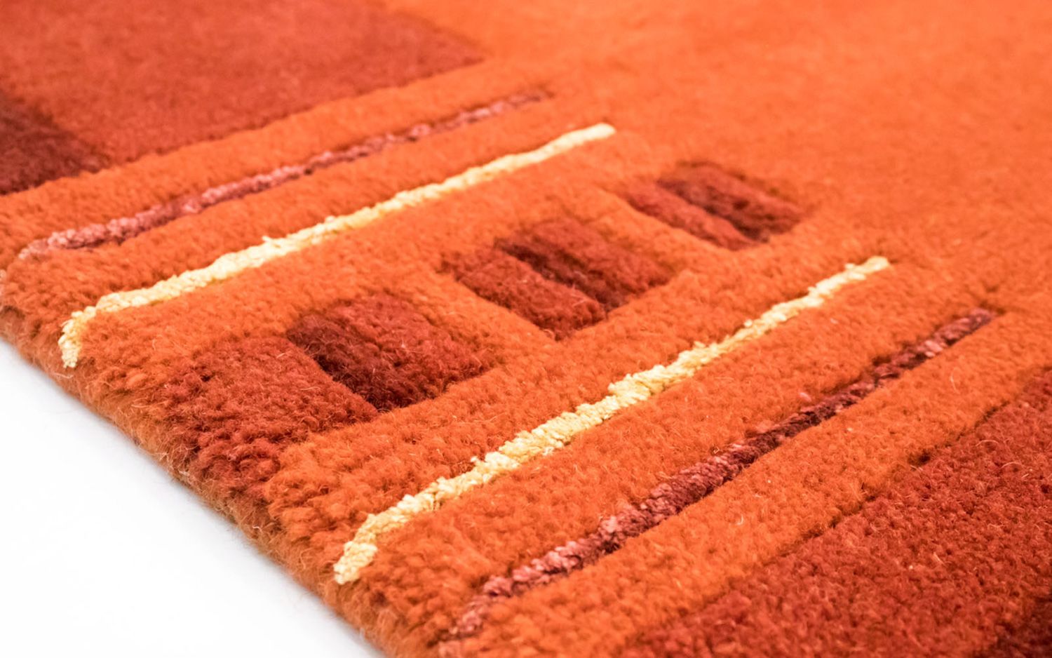 Tappeto Nepal - 239 x 173 cm - arancione