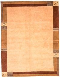 Tappeto Nepal - 238 x 173 cm - marrone chiaro