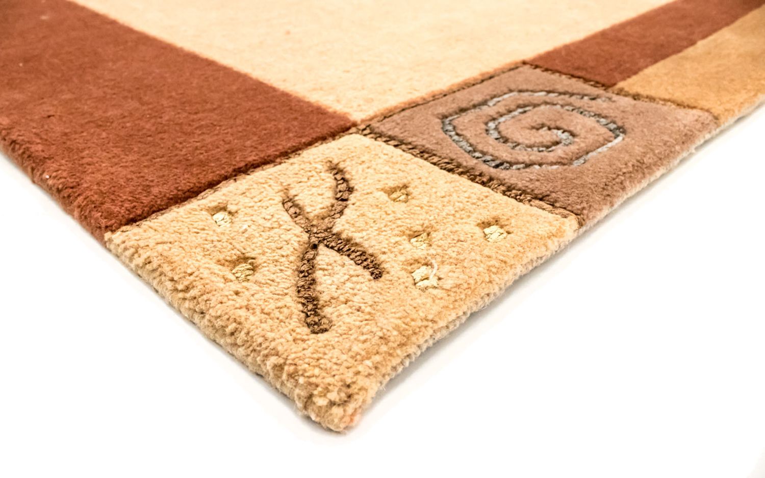 Tappeto Nepal - 238 x 173 cm - marrone chiaro