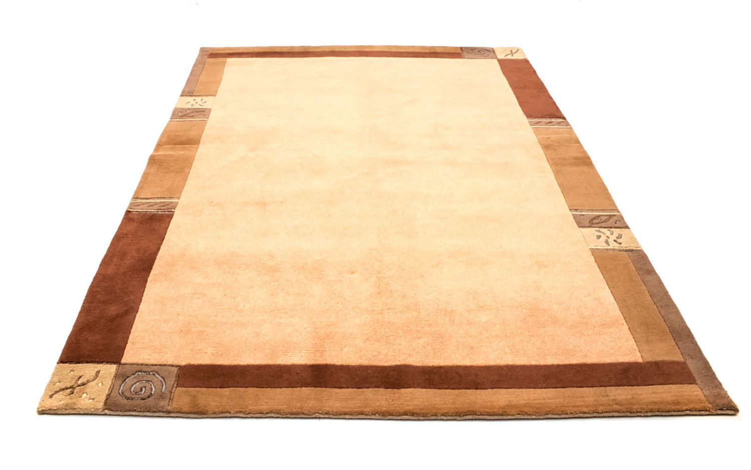 Tappeto Nepal - 238 x 173 cm - marrone chiaro