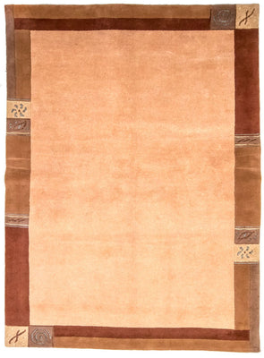 Tappeto Nepal - 238 x 172 cm - marrone chiaro