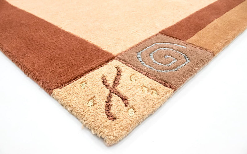 Tappeto Nepal - 238 x 172 cm - marrone chiaro
