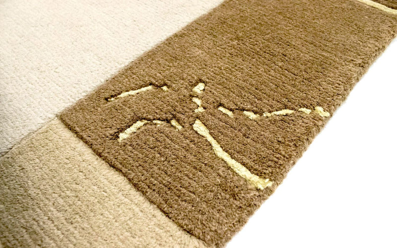 Tappeto Nepal - 197 x 143 cm - beige