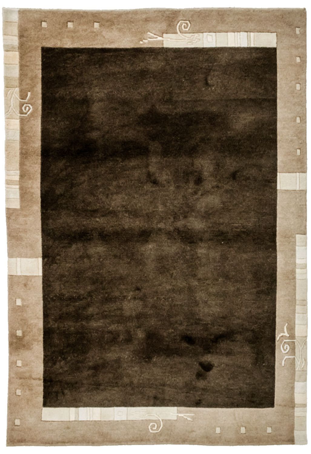 Tappeto Nepal - 197 x 143 cm - marrone