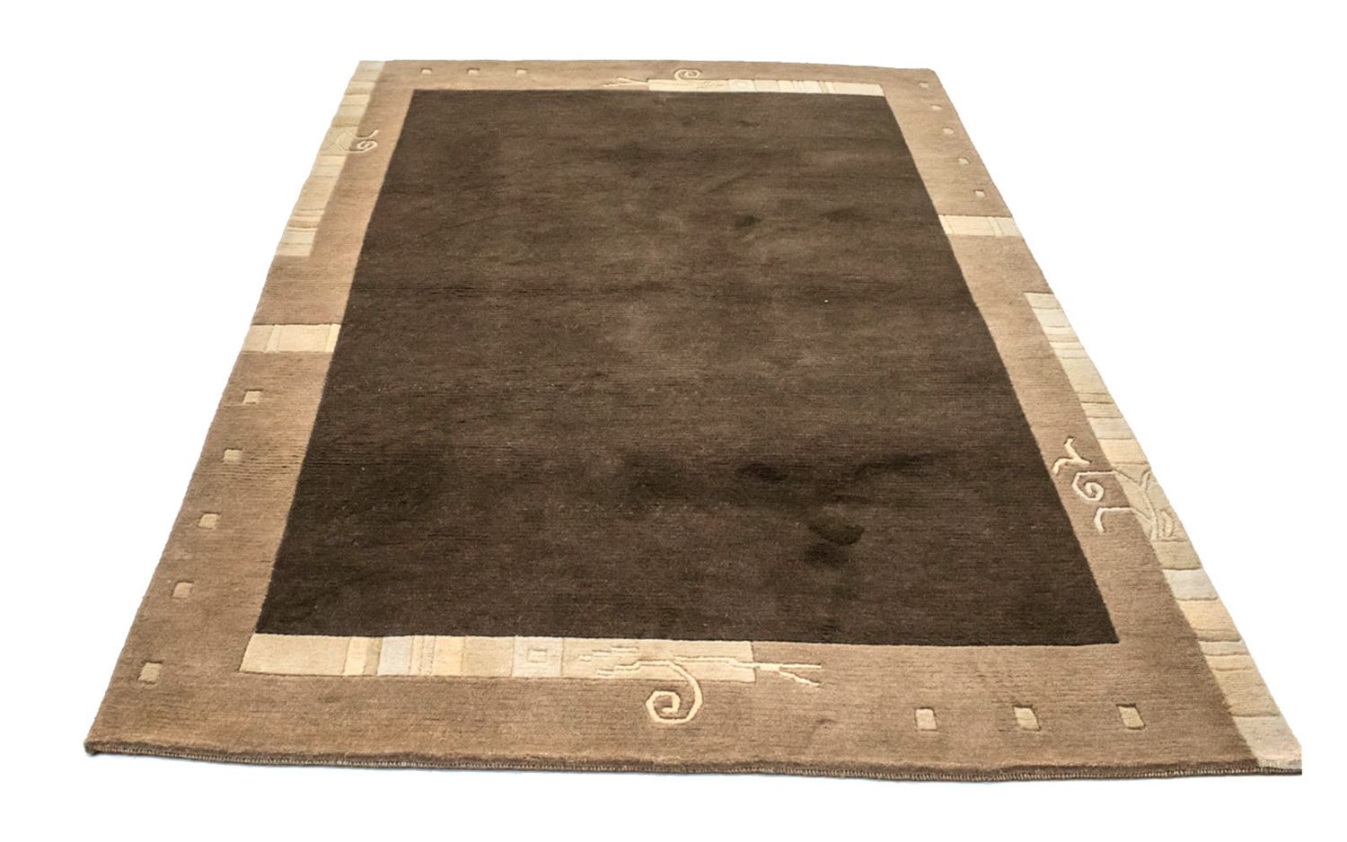 Tappeto Nepal - 197 x 143 cm - marrone