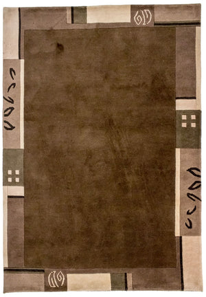Tappeto Nepal - 199 x 144 cm - marrone