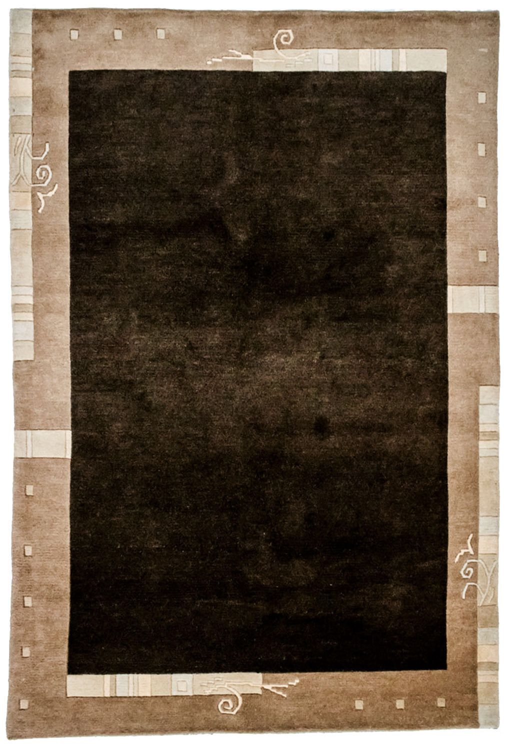 Tappeto Nepal - 201 x 141 cm - marrone