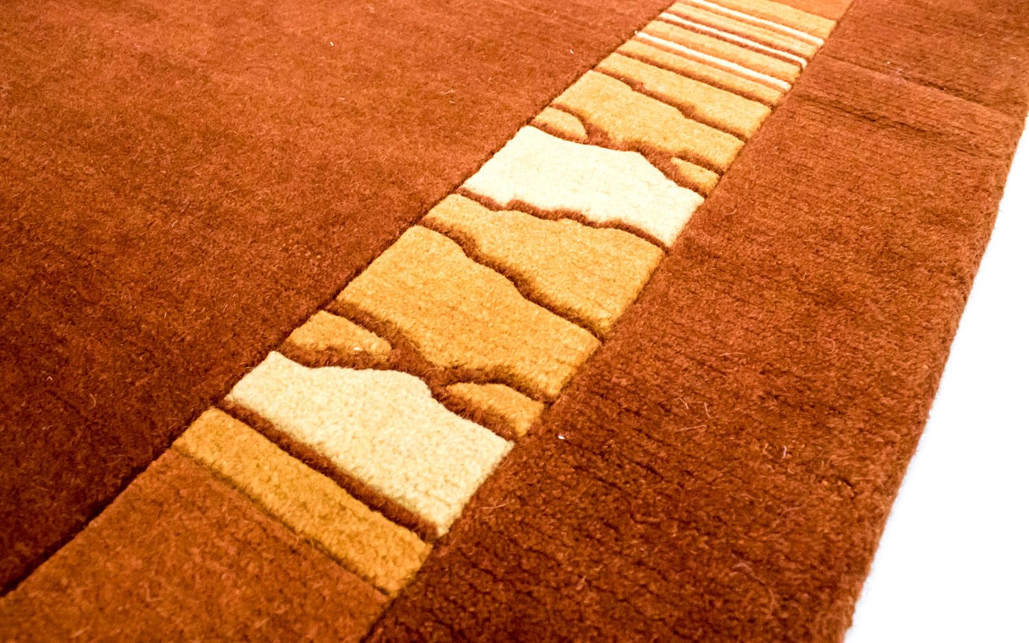 Tappeto Nepal - 200 x 144 cm - marrone