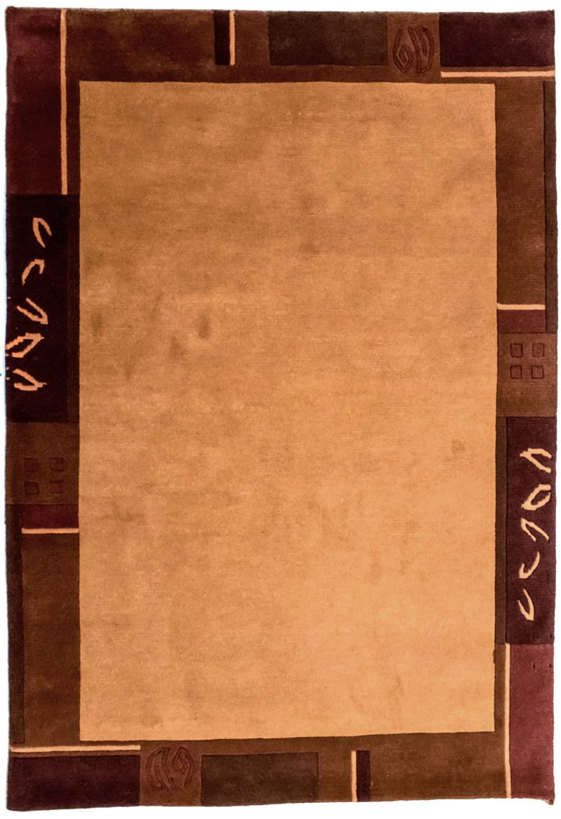 Tappeto Nepal - 201 x 146 cm - arancione