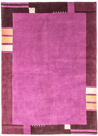 Tappeto Nepal - 241 x 172 cm - viola