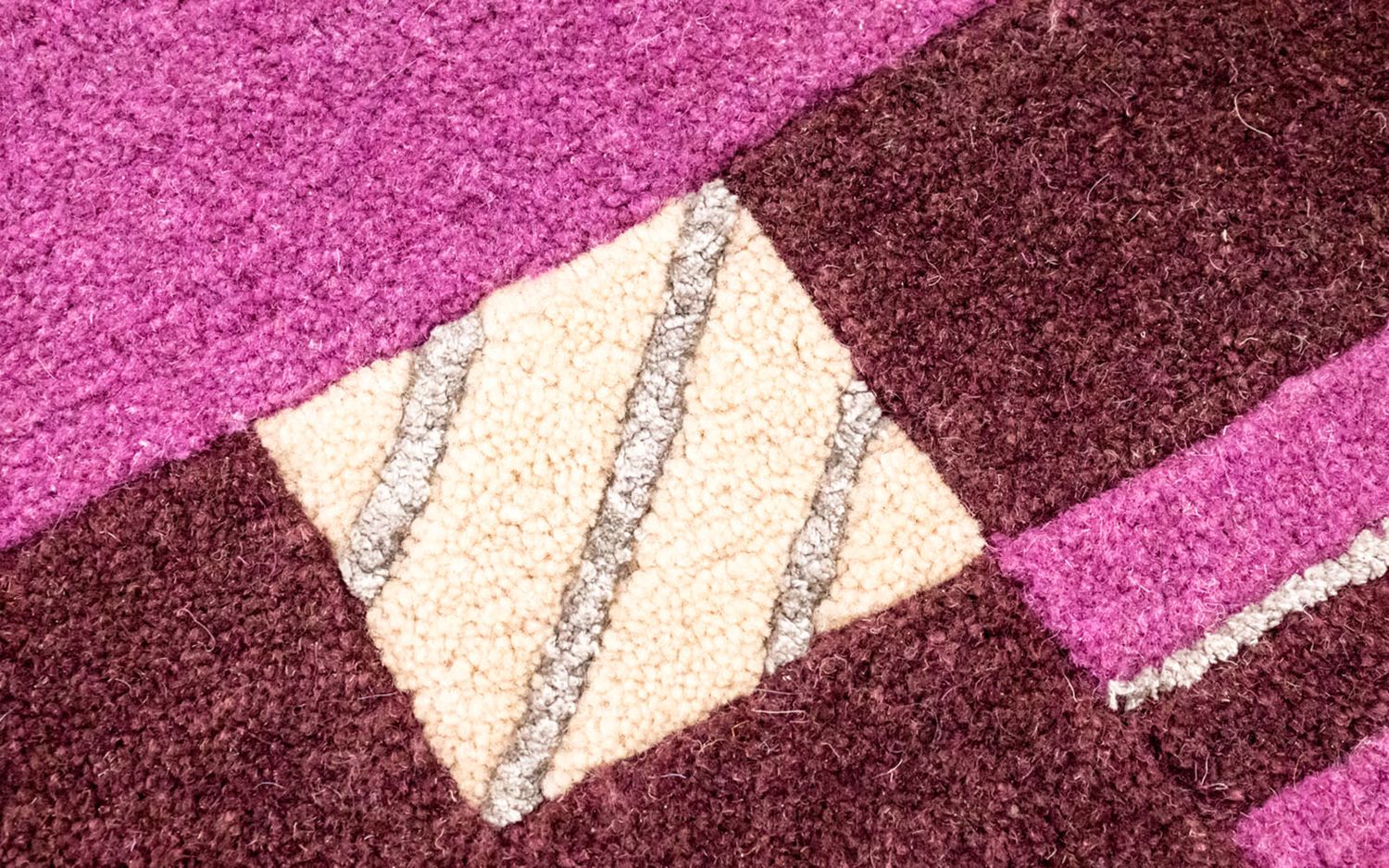 Tappeto Nepal - 241 x 172 cm - viola