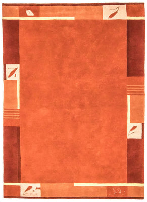 Tappeto Nepal - 242 x 173 cm - arancione