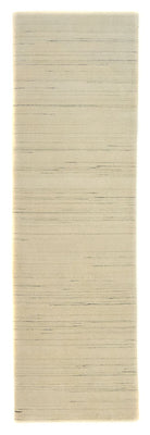 Tappeto corsia Tappeto Gabbeh - Indus - 200 x 80 cm - bianco naturale