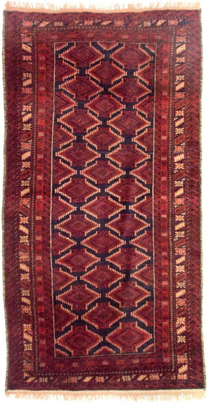 Tappeto Belutsch - 197 x 100 cm - rosso