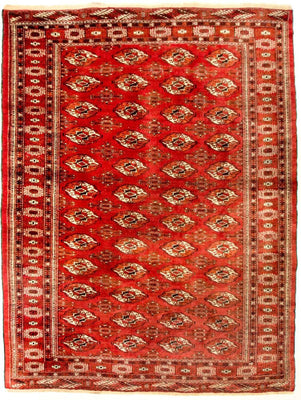 Tappeto afgano - Bukhara - 229 x 174 cm - rosso