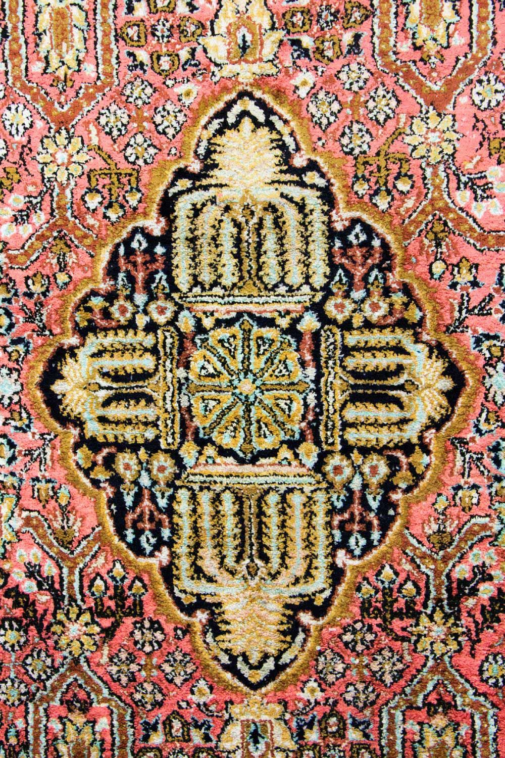 Tappeto di seta - Kayseri - 169 x 105 cm - rosa
